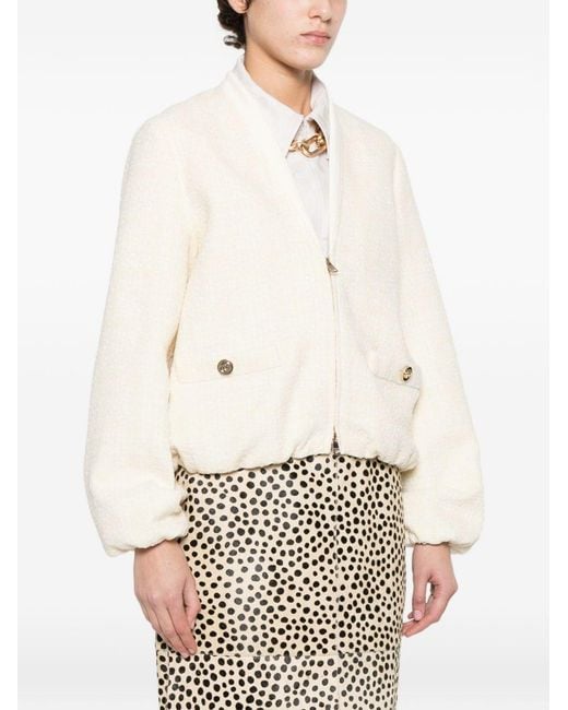 Gucci Natural Cotton Tweed Jacket