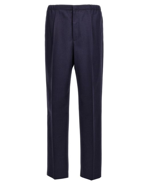 Fendi Wollen Broek in het Blue voor heren