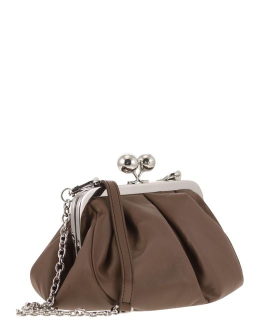 Weekend by Maxmara Brown Prati Leather Pastry Bag
