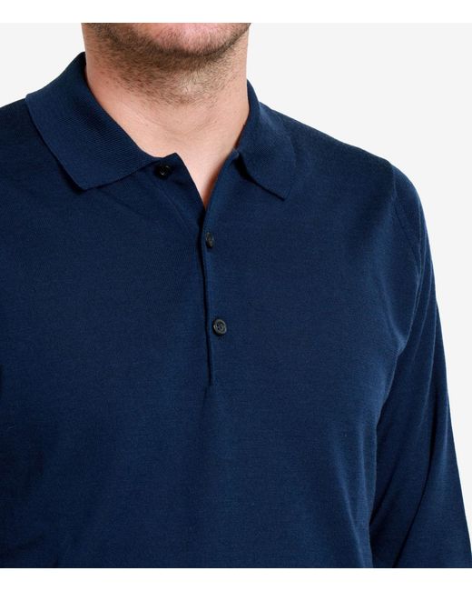 John Smedley Blue T Shirts And Polos for men