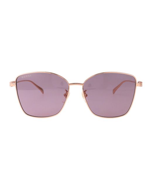 gucci butterfly sunglasses purple