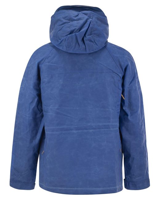 Manifattura Ceccarelli Blue New Fisherman Parka With Hood for men