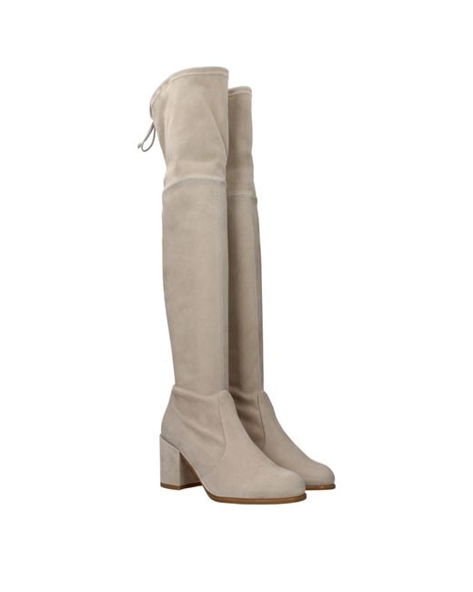 Stuart Weitzman Women's Brown Stivali Donna Camoscio/Dune