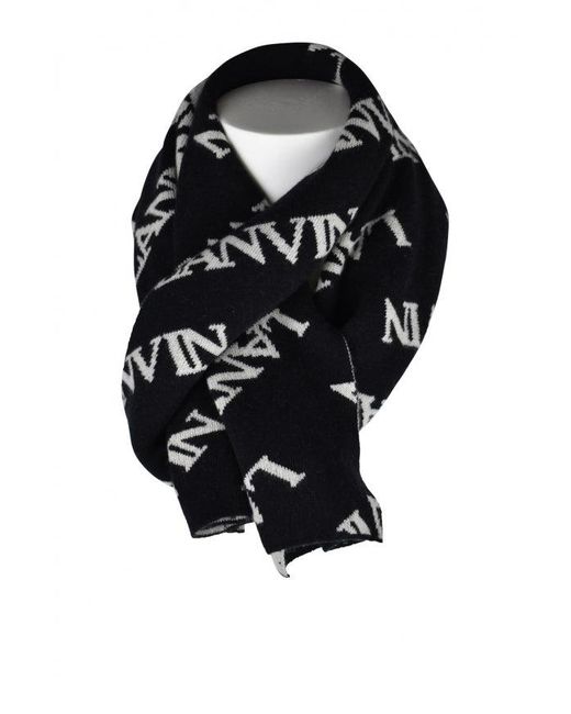 Lanvin Schal in Black für Herren