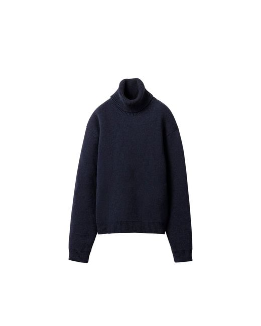 Miu Miu Blue Wool-C Mere Rollneck Sweater