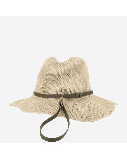 Filippo Catarzi 1910 Natural Paper Hat With Logo
