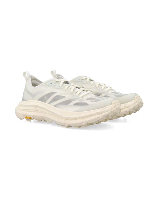 Hoka One One White Mafate Speed 4 Lite Sneakers for men