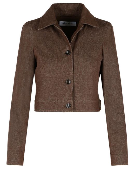Max Mara 'carpa' Blazer in het Brown