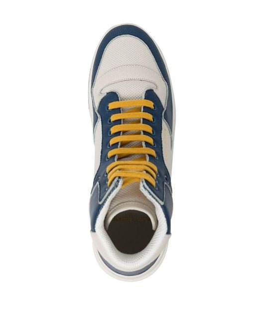 Saint Laurent Sl24 Middelgrote Sneakers in het Blue