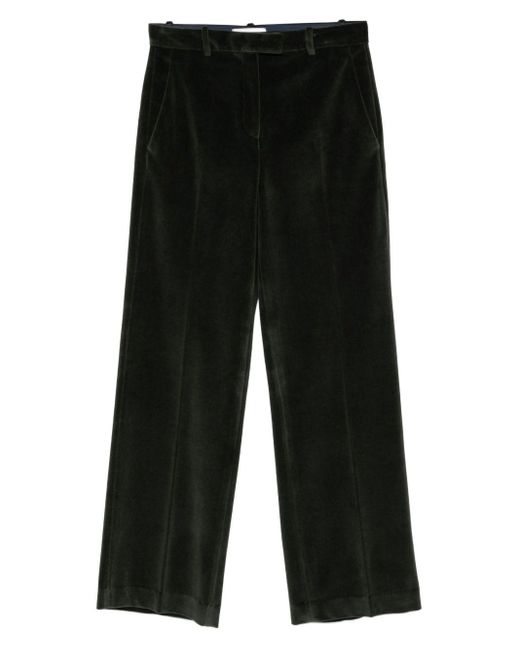 Circolo 1901 Cotton Wide Leg Broek in het Black