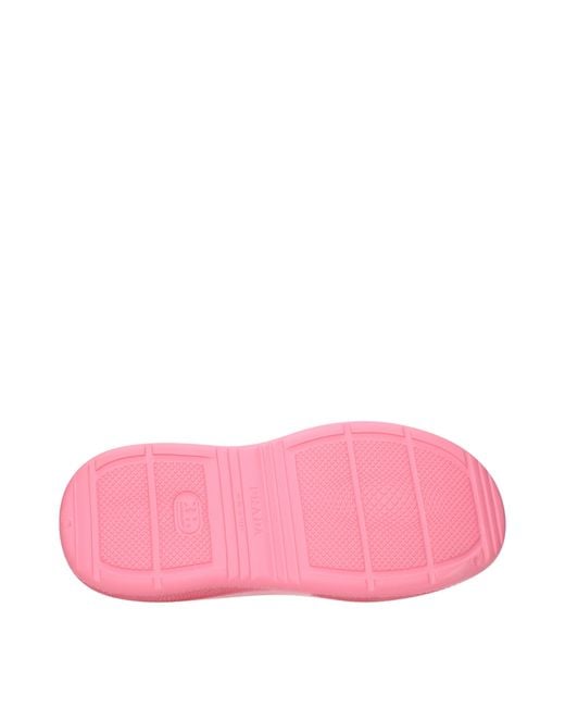 Prada Pink Ciabatte E Zoccoli Mellow Donna Gomma Rosa/Begonia