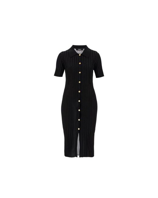 Versace Black Knitted Mini Dress
