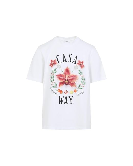 Casablanca White Casa Way T Shirt