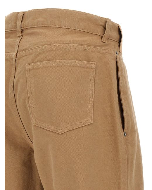 J.W. Anderson Twisted Workwear 'pants in het Natural voor heren