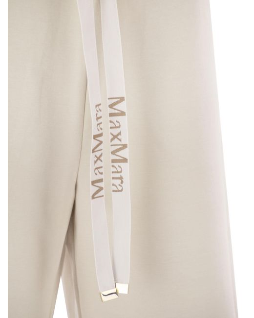 Max Mara Natural Potenza Jersey Jogging Trousers