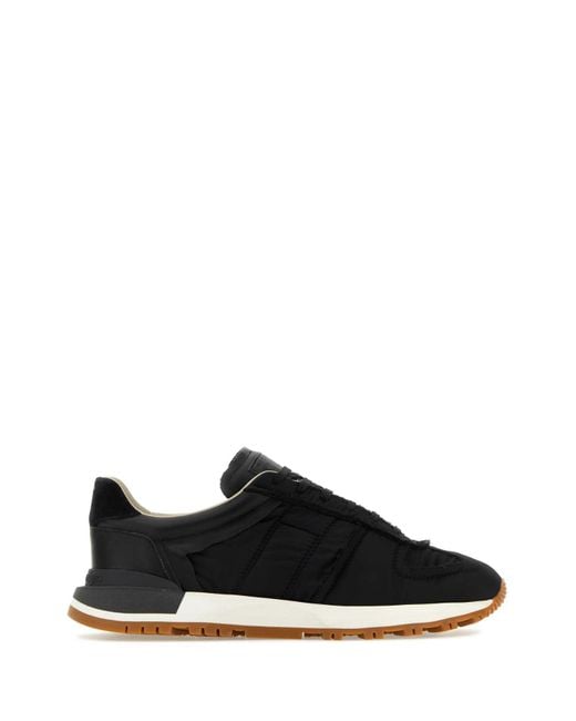 Maison Margiela Black Nylon 50 50 Sneakers for men