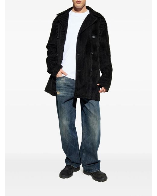 DIESEL Blue "2001 D-Macro" Wide Leg Jeans for men