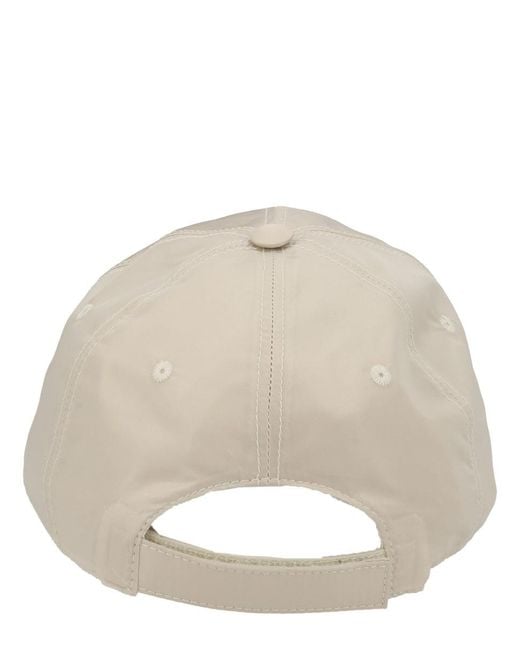Fendi Natural Cappello Da Baseball Con Logo