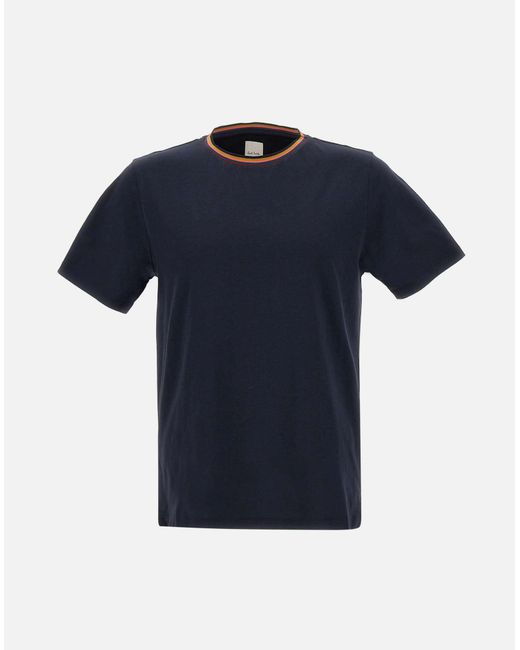 Navy Stripe Cirbed T Shirt Paul Smith de hombre de color Blue