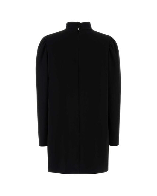 Max Mara Black Crepe Embassy Dress