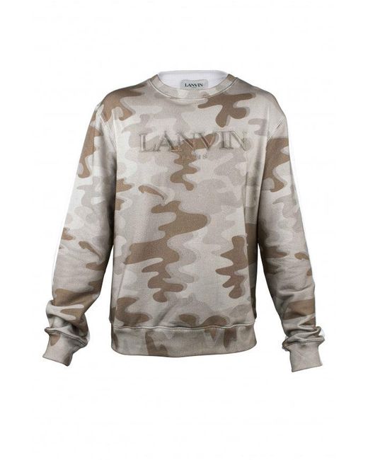 Lanvin Sweatshirt Naakt in het Gray voor heren
