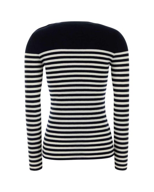 Prada Black Embroidered Wool Sweater