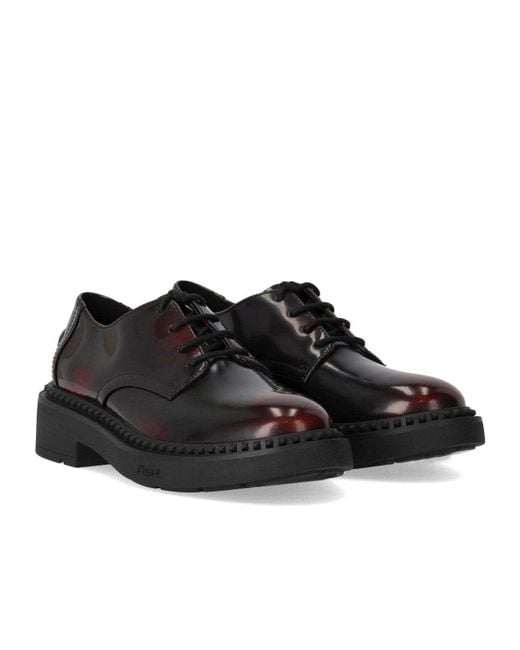 Ash Black Mercury/Burgundy Lace Up Shoe for men