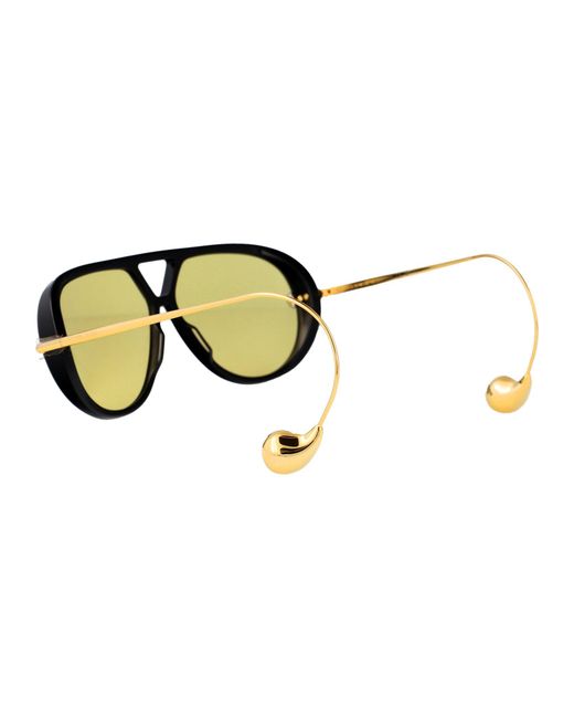 Bottega Veneta Yellow Sunglasses