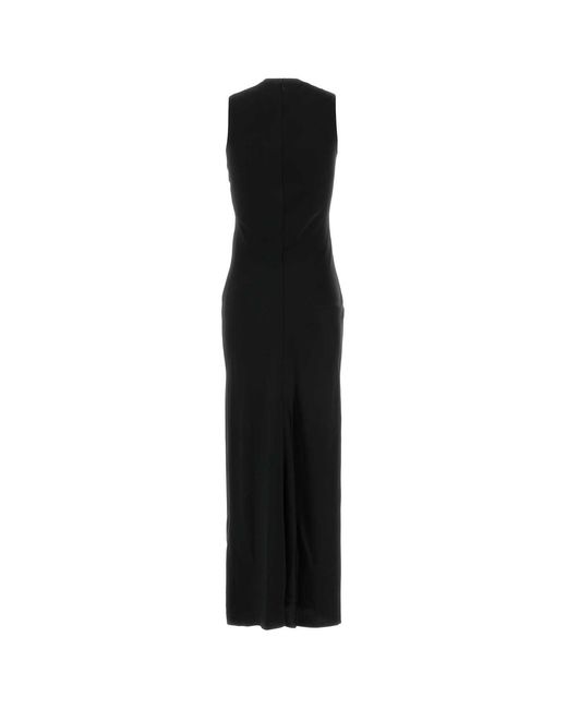 AMI Black Jersey Dress