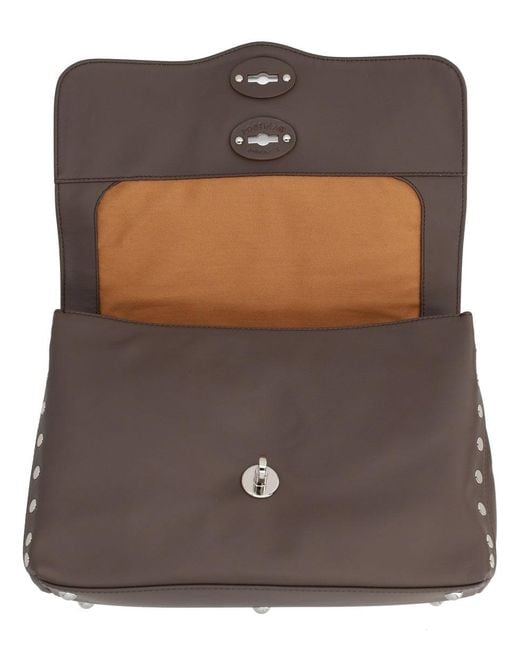 Zanellato Brown Borsa "Postina" Small