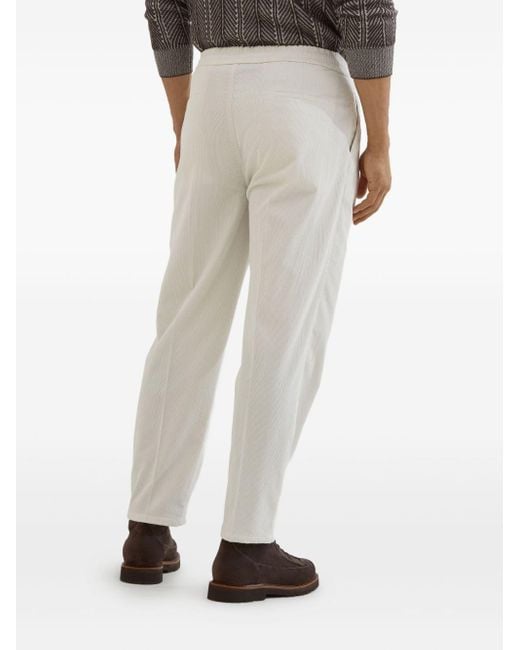 Brunello Cucinelli White Samthose