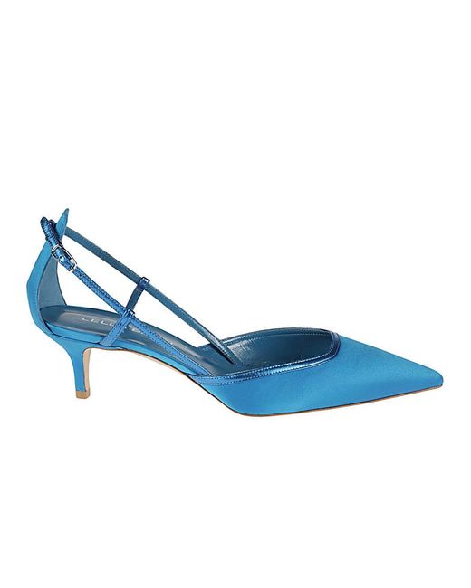 Lella Baldi Blue Lederpumpen