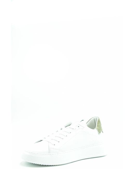 Philippe Model White Leather Sneakers for men