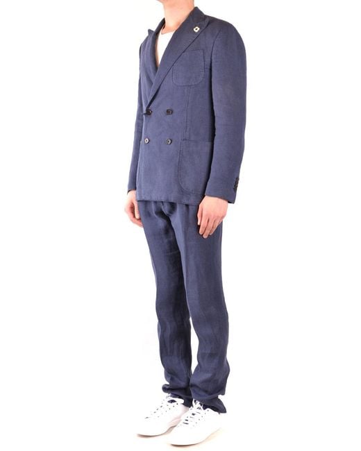 Lardini Blue Suit for men
