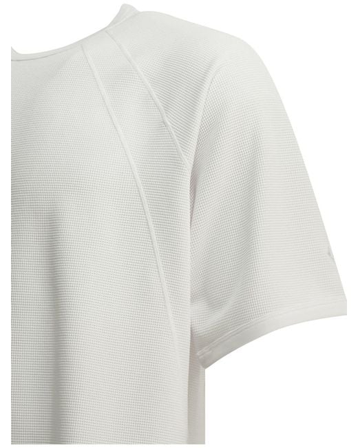 Goldwin White "Mesh Wf Actinoid" Crew Neck T Shirt