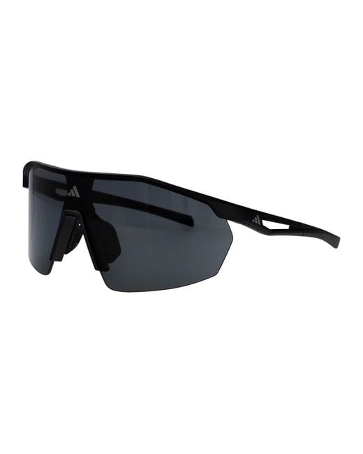 Adidas Blue Nero Opaco Fumo Injected Sunglasses for men