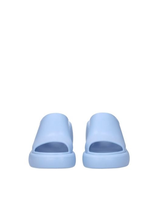 Ferragamo Blue Deva Sandals Rubber/Sky