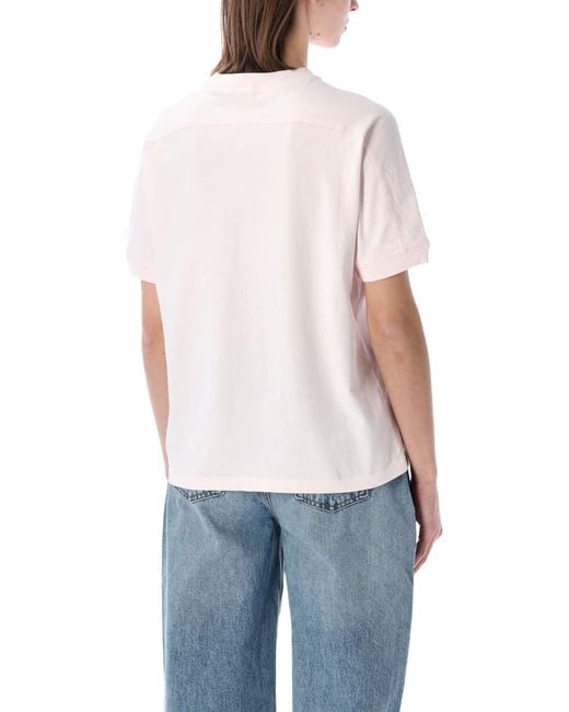 Anine Bing White Jaylin Collegiate T-Shirt