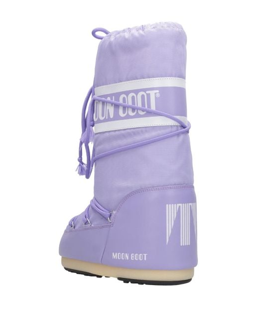 Moon Boot Purple Boots