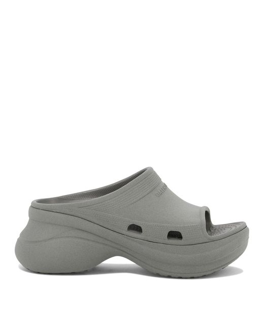 Slide "Crocs piscina" di Balenciaga in Gray
