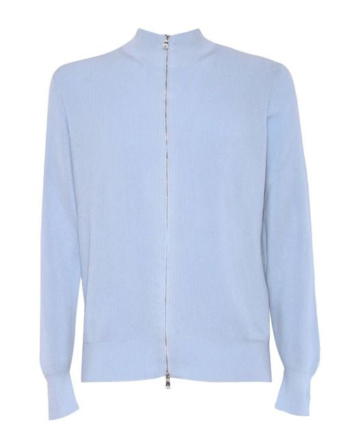 Ballantyne Blue Full Zip Pullover