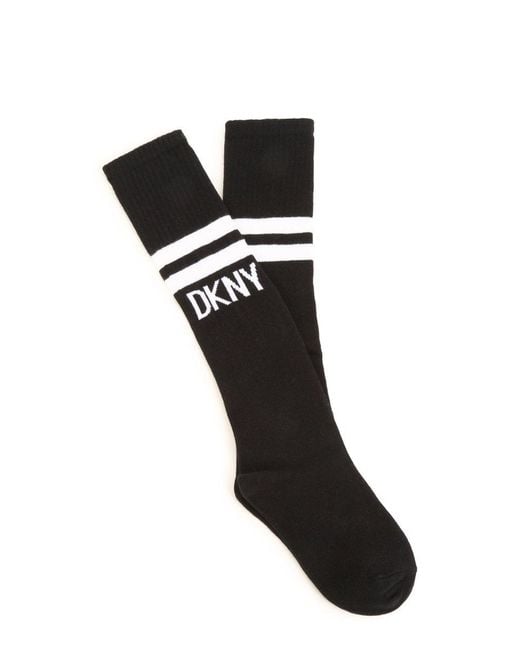 DKNY Black Logo Socks