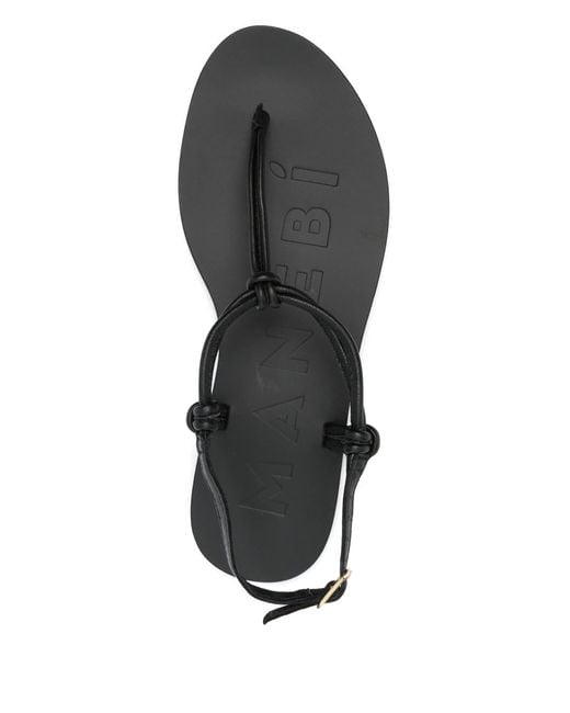 Manebí Brown Leather Sandals