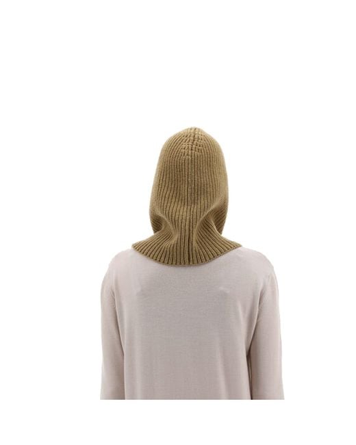 Herno Green Wool Balaclava Hat