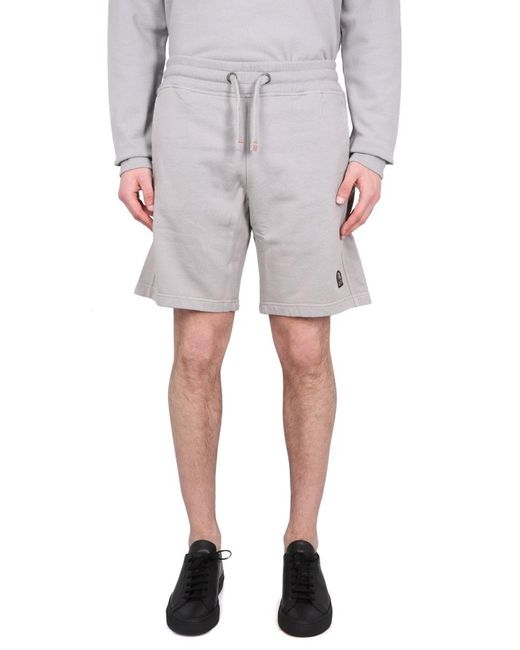 Parajumpers Gray Solid Shorts for men