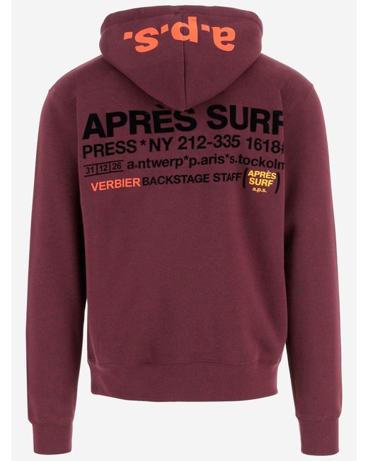 APRÈS SURF Red Apres Surf for men