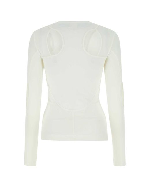 Givenchy White Stretch Nylon Top