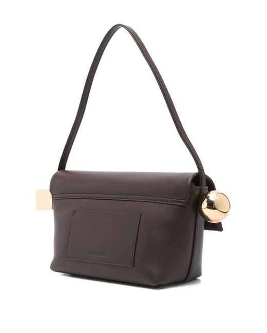 Bolso de hombro Le Rond Carre Jacquemus de color Gray