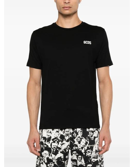 Gcds White Low Band Logo T Shirt