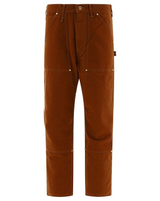 Human Made Duck Painter Trousers in Brown for Men | Lyst